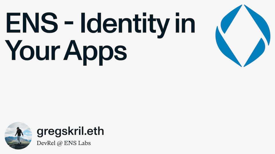 ETHGlobal Brussels Workshop